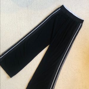 CHANEL sport terry cloth track pants size 38
